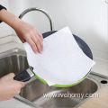 Disposable white kitchen cleaning cloths